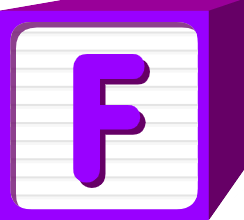 Letter f.