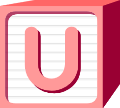 Letter u.