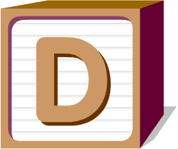 Letter D